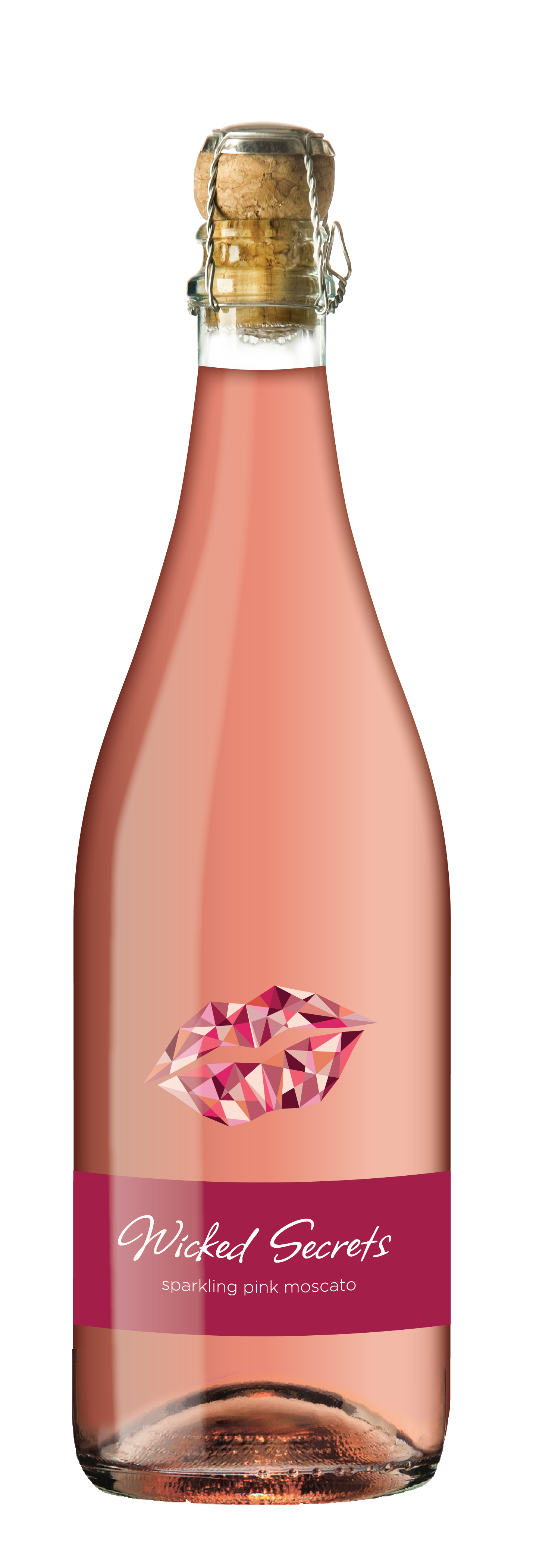 Wicked Secrets Wines Sparkling Pink Moscato